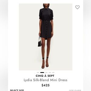 Cinq a Sept Navy Lydia Dress